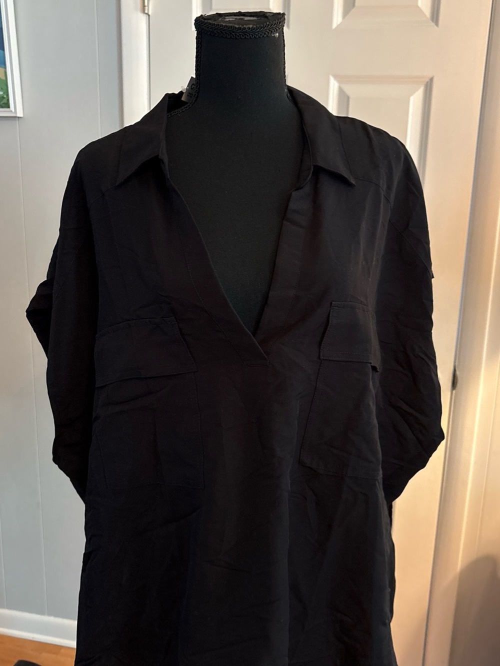 Old Navy Black Crewneck Top